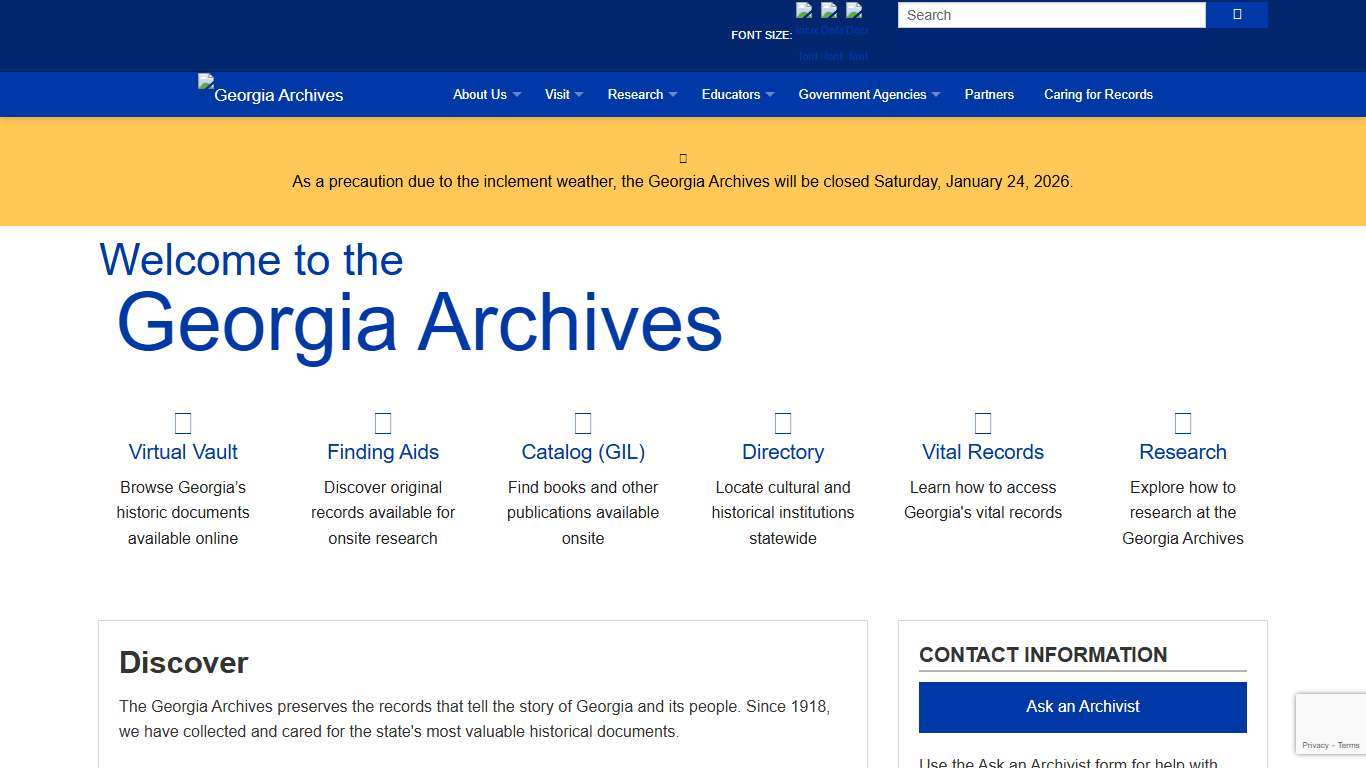 Georgia Archives