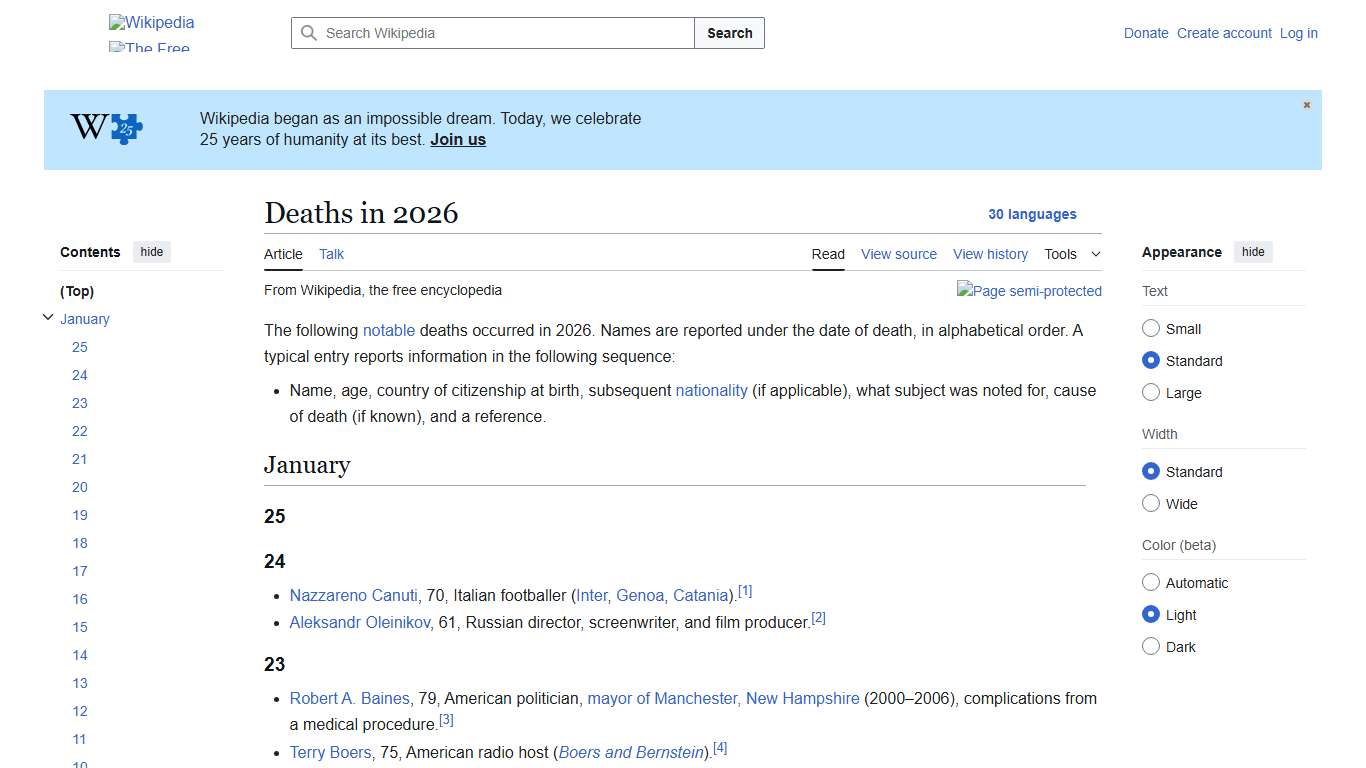 Deaths in 2026 - Wikipedia